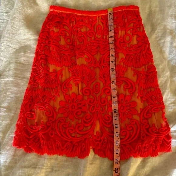 Anthropologie Baraschi embroidered skirt - Picture 6 of 9